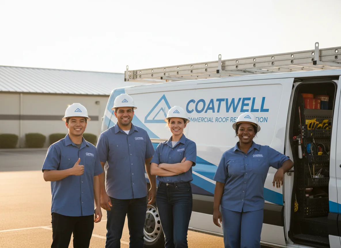 Commercial roof coating company in Liverpool, IL